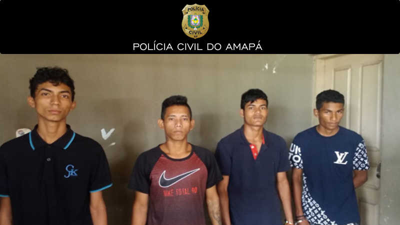 POLÍCIA CIVIL PRENDE QUATRO INVESTIGADOS POR HOMICÍDIO EM TARTARUGALZINHO